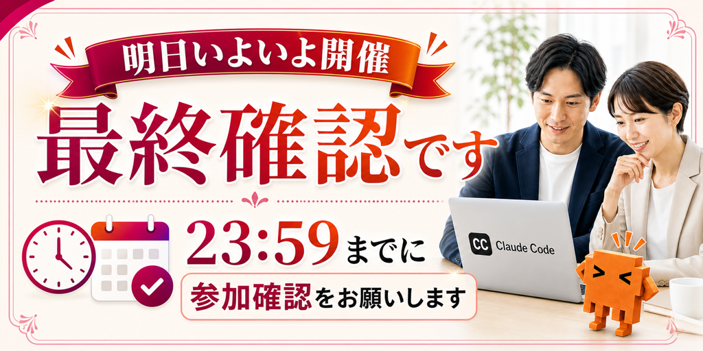 1日前20時のClaude Code版リマインドCR